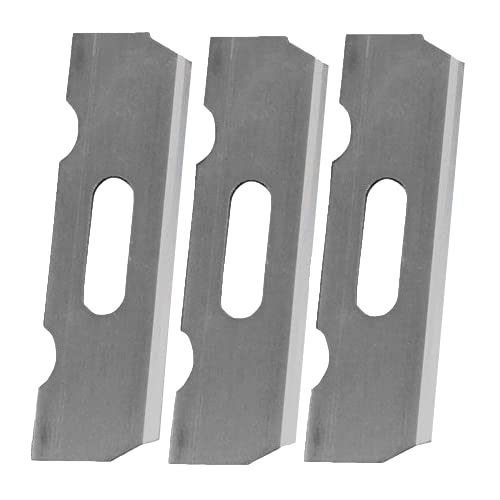 KAKURI Japanese Hand Plane Mini 58mm for Woodworking [Replaceable Blade System], Replacement Blade 58mm (3 PCS), Made in JAPAN - Image 1