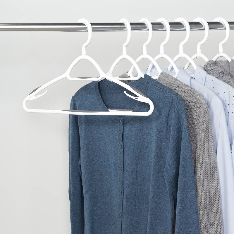 Neatfreak Set of 12 Deluxe Non Slip Clothes Hangers - Space Saving Design for Jackets, Pants, Shirts, 360 Degree Swivel Neck, Soft Grip Bars, Produced in North America - Image 5