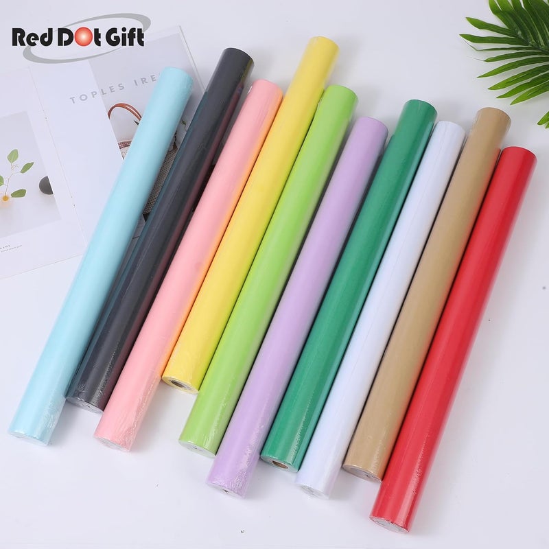 ريد دوت جيفت لفافة ورق تغليف الهدايا من Red Dot Gift® مقاس 50 سم × 30 م بلون أبيض مائل للصفرة، 17 جرامًا، خالٍ من الأحماض، لمجموعة متنوعة من مشاريع الحرف اليدوية والفنون والورق، تغليف التيشيرت (أبيض مائل للصفرة، YC001) - Image 5