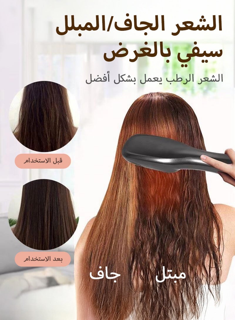 980W Hot Air Hair Brush Dryer & Straightener | 3-in-1 Volumizing One-Step Styler - Image 4