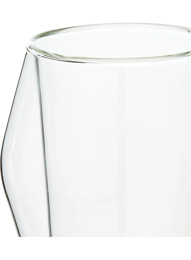 Cuisine Art Clear Expresso Coffee Cups, Insulated Coffee Mugs, Heat-Resistant Double Wall Glass Cups, Tea Whiskey Mug, Coffee Mug, 250Ml - 5Pieces Set
