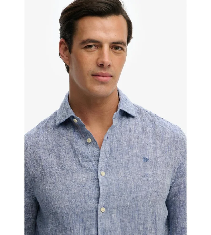 Superdry Riviera Long Sleeve Linen Shirt