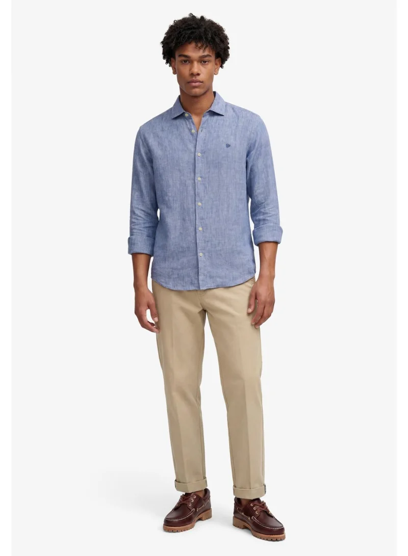 Superdry  Riviera Long Sleeve Linen Shirt for Men | Best Price UAE