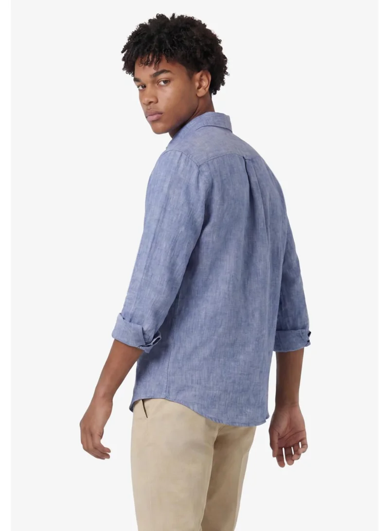 Superdry  Riviera Long Sleeve Linen Shirt for Men | Best Price UAE