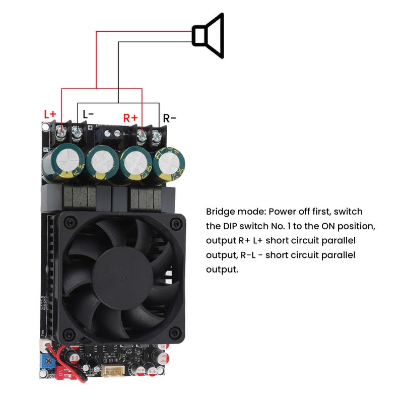 TPA3255 Amplifier Board 300Wx2 Stereo High Power 36 48V for Home Audio DIY Speakers - Image 5