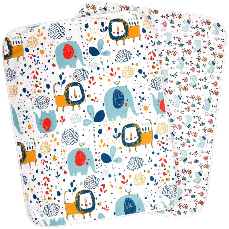 تبييري 2 حزمة وسادة سرير مائية للأطفال قابلة للغسل 31x40 كبيرة تحت الوسائد لحالات التبول اللاإرادي للأطفال والبالغين والحيوانات الأليفة