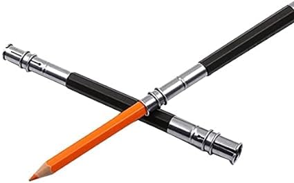 kreni kreni Set of 24 Degree Graphite Pencil14B12B10B9B8B7B6B5B4B3B2BBHBFH 9H With Set of 6 White Paper Art Blending Stumps and One 13cm Twin Side Pencil Extender  - Image 2