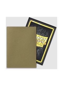 Arcane Tinmen Dragon Shield Dual Sleeves â€“ Matte Truth (Gold) 100 CT â€“ Card Sleeves - Smooth & Tough - Compatible with PokÃ©mon, Magic The Gathering Cards & Digimon MTG TCG OCG & Hockey Cards  - Image 1