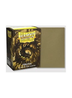Arcane Tinmen Dragon Shield Dual Sleeves â€“ Matte Truth (Gold) 100 CT â€“ Card Sleeves - Smooth & Tough - Compatible with PokÃ©mon, Magic The Gathering Cards & Digimon MTG TCG OCG & Hockey Cards  - Image 2