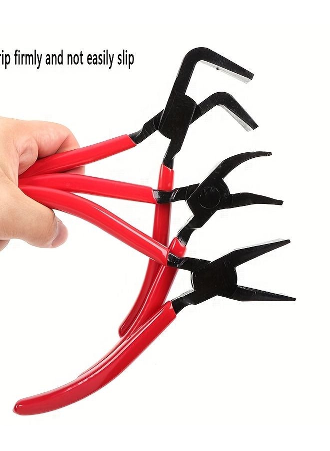 180 Degree Right Angle Metal Bending Pliers Non Slip Handle HVAC Roof Window Door Repair - Image 2