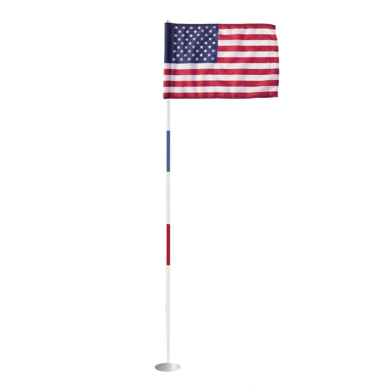 Standard Golf Regulation flagstick, cup & pin flag to use in your backyard or other open space for practice. Use the same products as used by golf courses all over the world and on tour. (USA) - Image 1
