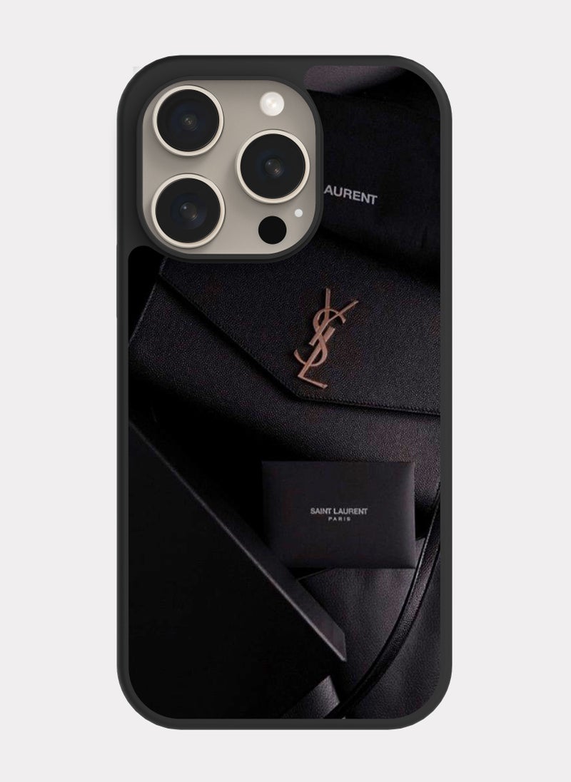 PXLAAT iPhone 15 Pro case cover Yves Saint Laurent - Image 1