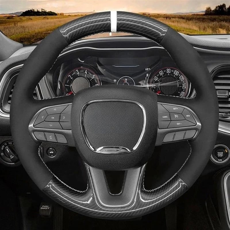 Wivplex Anti-Slip Steering Wheel Cover for Dodge - Image 3