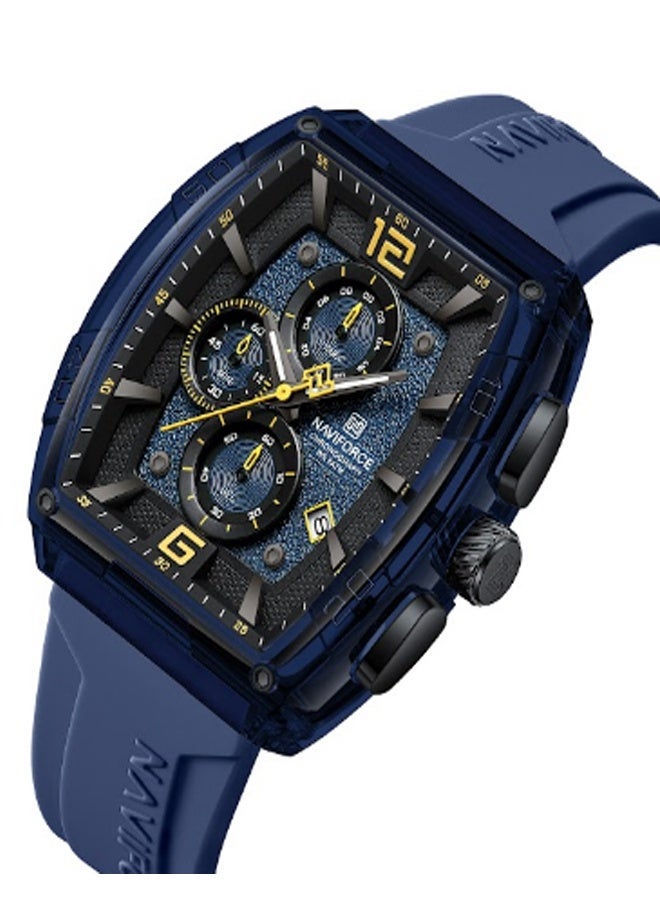 NAVIFORCE Men's Water Resistant Analog Luxury Sports Watch NF6101 - Image 2