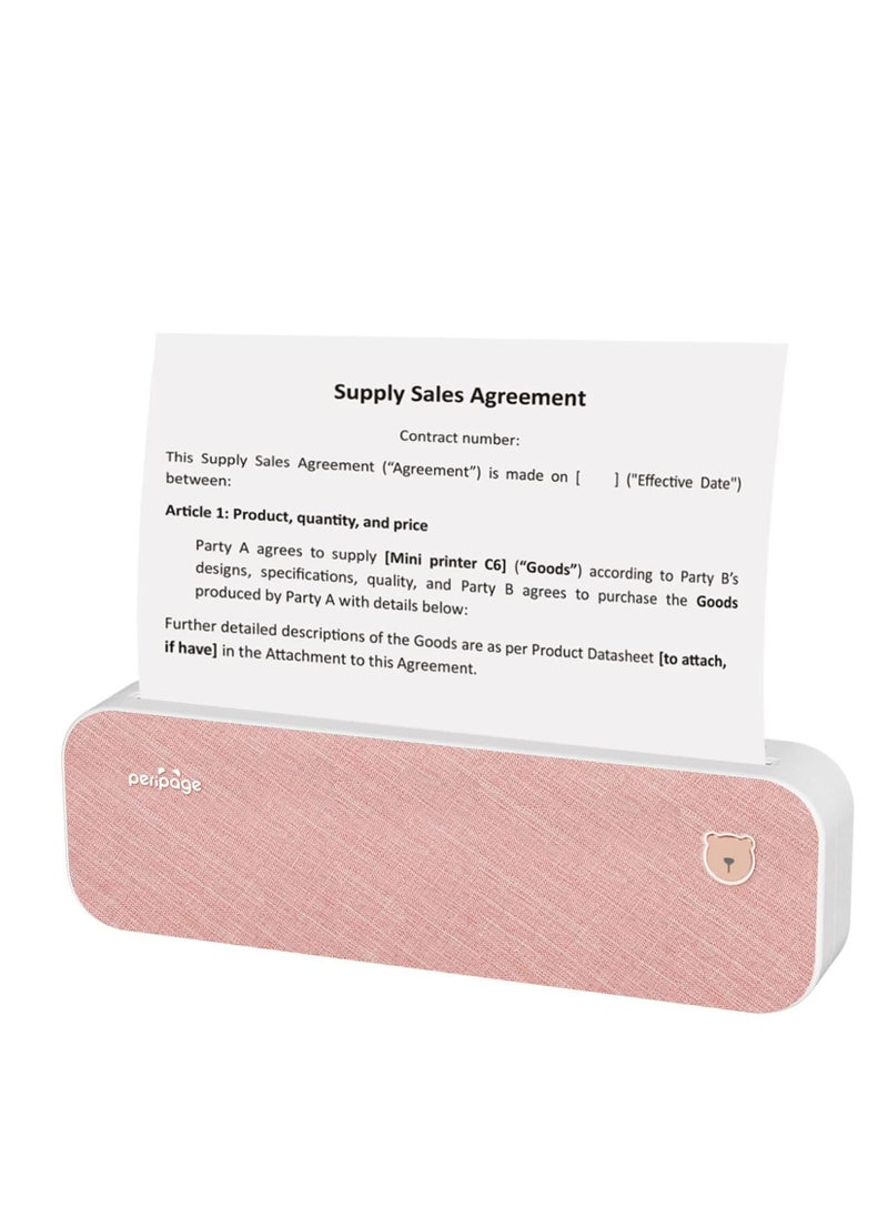 PeriPage - PeriPage A40 Thermal Portable A4 Printer, Wireless Inkless Bluetooth Mobile Travel Printer, Compatible with Android and iOS, Prints Documents, Tattoo Paper, Photos - Image 1