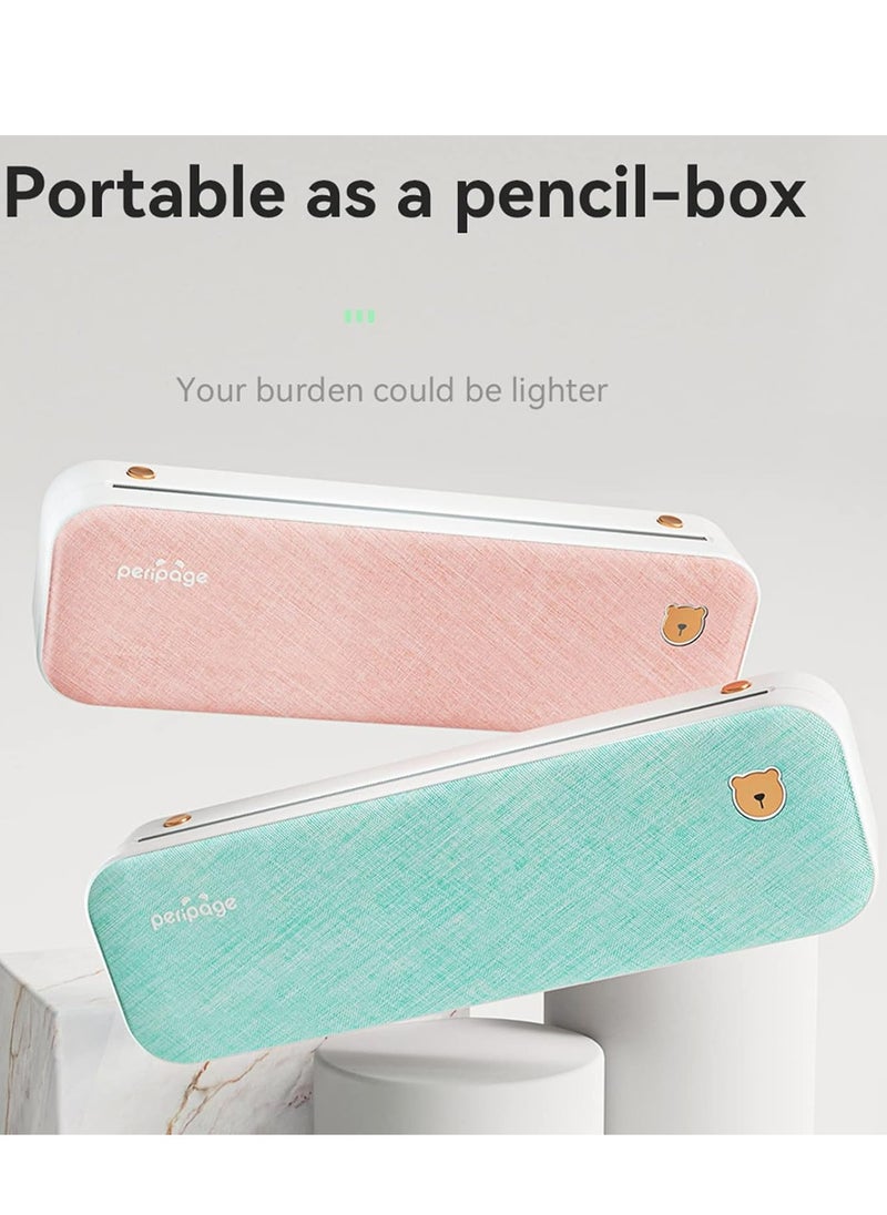 PeriPage - PeriPage A40 Thermal Portable A4 Printer, Wireless Inkless Bluetooth Mobile Travel Printer, Compatible with Android and iOS, Prints Documents, Tattoo Paper, Photos - Image 1