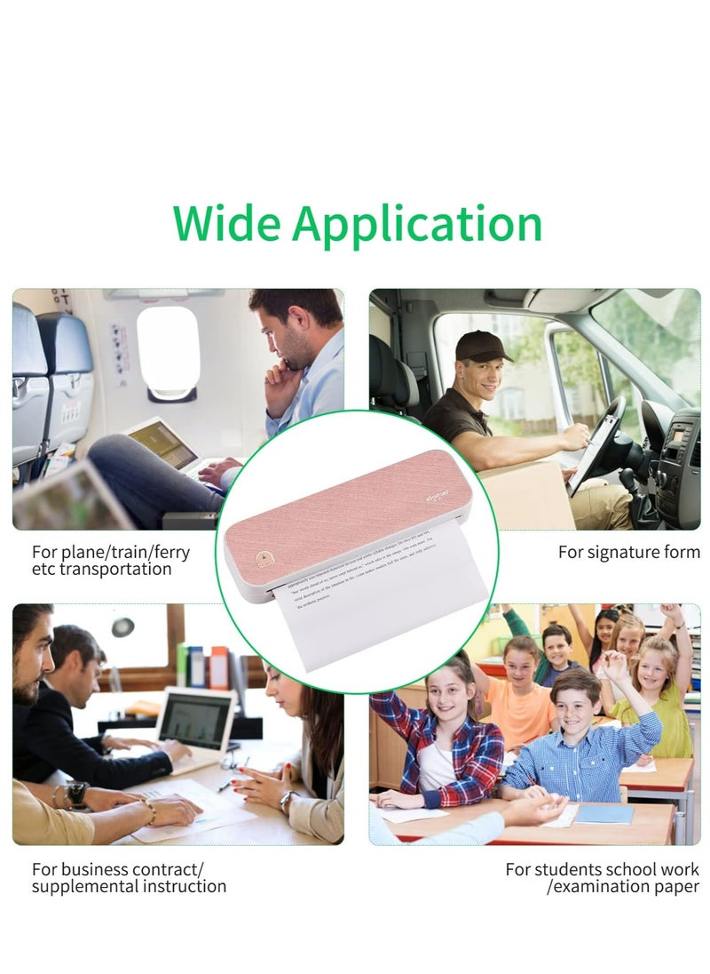 PeriPage - PeriPage A40 Thermal Portable A4 Printer, Wireless Inkless Bluetooth Mobile Travel Printer, Compatible with Android and iOS, Prints Documents, Tattoo Paper, Photos - Image 1