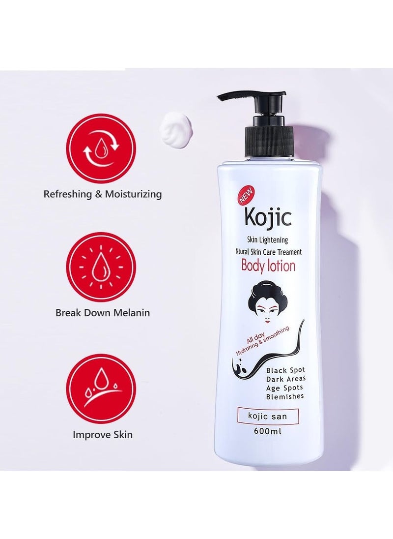 GuanJing Beauty - Kojic Skin Lightening Body Lotion Your Natural Skin Care Solution - Image 1