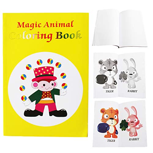 Mipartebo Magic Coloring Book - Fun Magic Trick - Magic Prop Books for Kids Teens & Adults (Medium Yellow) - Image 1