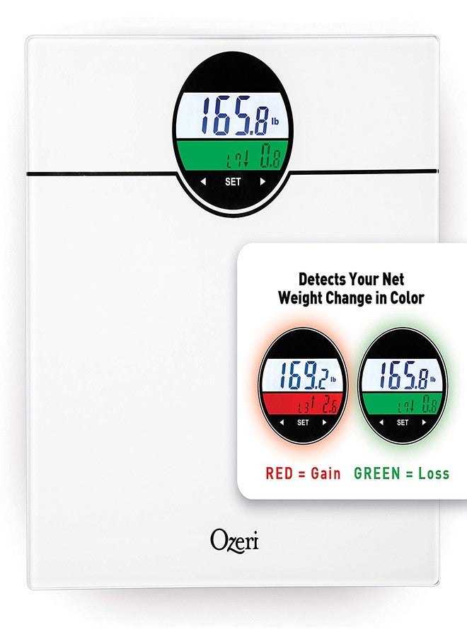 Ozeri WeightMaster 400 lbs Weight Scale with BMI and Weight Change Detection - Image 2