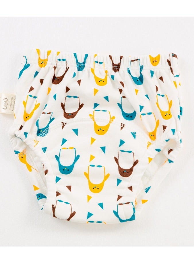 بيبي لاند 4 قطع مقاس 110 سراويل تدريب قطنية للأطفال، ماصة قوية وقابلة لإعادة الاستخدام للأطفال الصغار والرضع للجنسين (6 طبقات) ملابس داخلية للتدريب على استخدام المرحاض للبنات والأولاد، مقاس 110 - Image 4