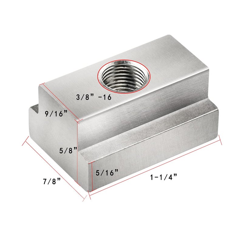 MOEBULB T Slot Nuts Compatible with Toyota Tunda Tacoma Pickup Truck Bed Deck Rails Cleats Rack Rail with Stainless Button Socket Cap Screw 8-Pack Silver - Image 3