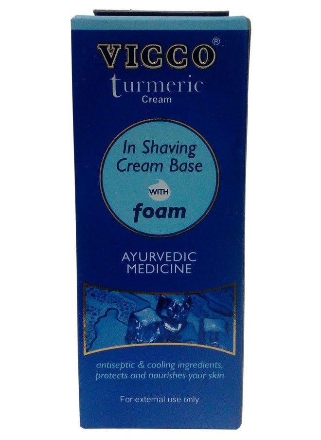 VICCO Turmeric Cream In Shaving Cream Base With Foam 30G Carton  - Image 1