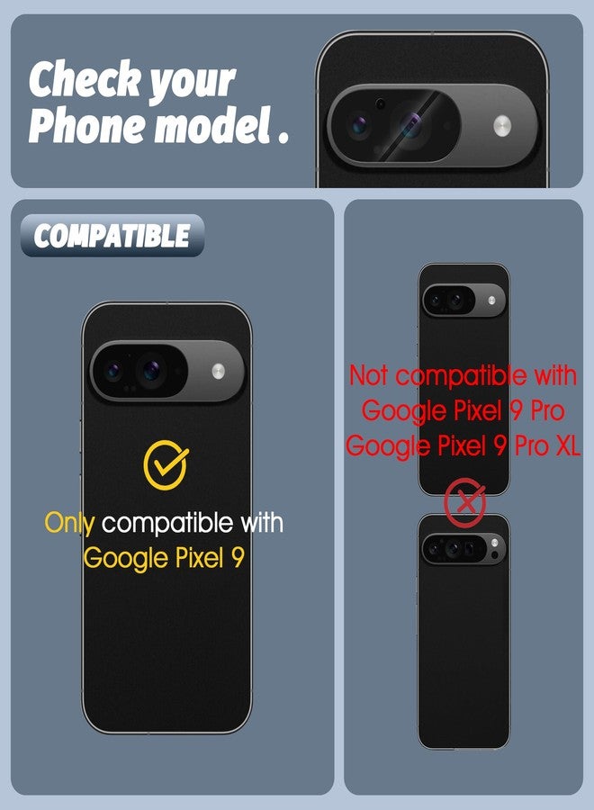 Orzero (3 Pack) Camera Lens Protector Compatible for Google Pixel 9 (6.3 inch) Protector de Cámera Case Friendly Tempered Glass 9H High Definition Microphone Cutout Anti-Scratch - Image 2