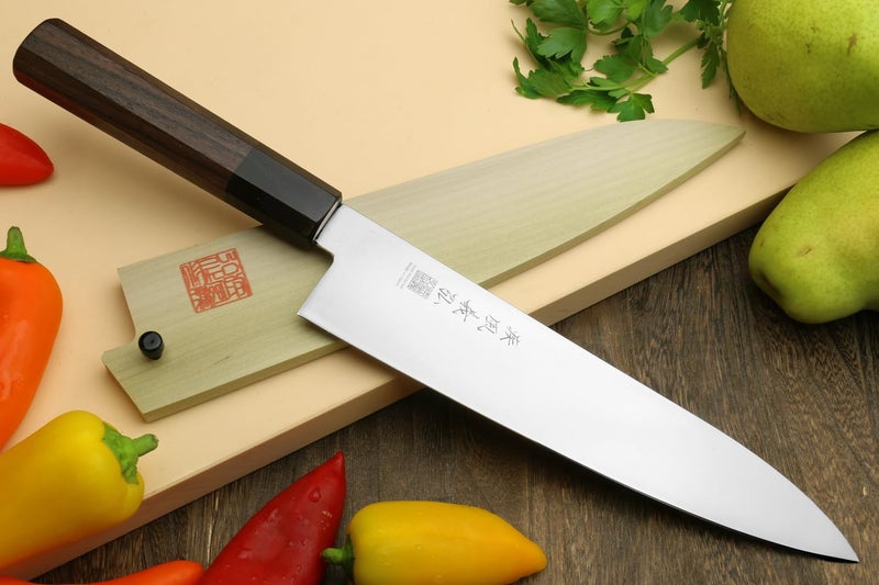 Yoshihiro AUS10 Ice Hardened Stainless Steel Wa Gyuto Japanese Chef Knife (8.25"(210mm)) - Image 2