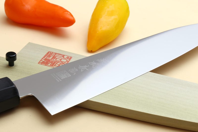 Yoshihiro AUS10 Ice Hardened Stainless Steel Wa Gyuto Japanese Chef Knife (8.25"(210mm)) - Image 5