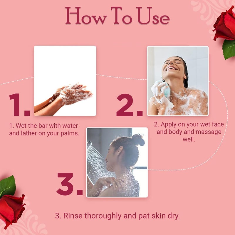 Seer Secrets Luxurious Refreshing Duo Handmade Ruby Gemstone Soap Pack of 2 for Brighten Soft Moisturized Glowing Skin - Image 3