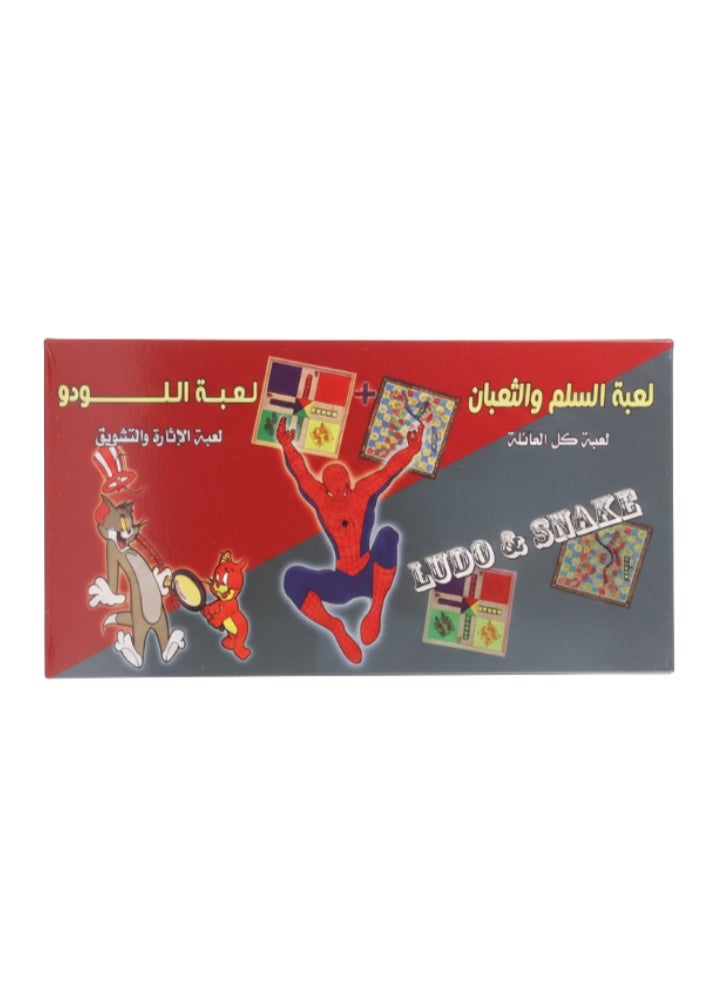 لعبة السلم والثعبان إصدار سبايدر مان – لعبة عائلية كلاسيكية للأطفال بتصميم بطل مارفل الخارق