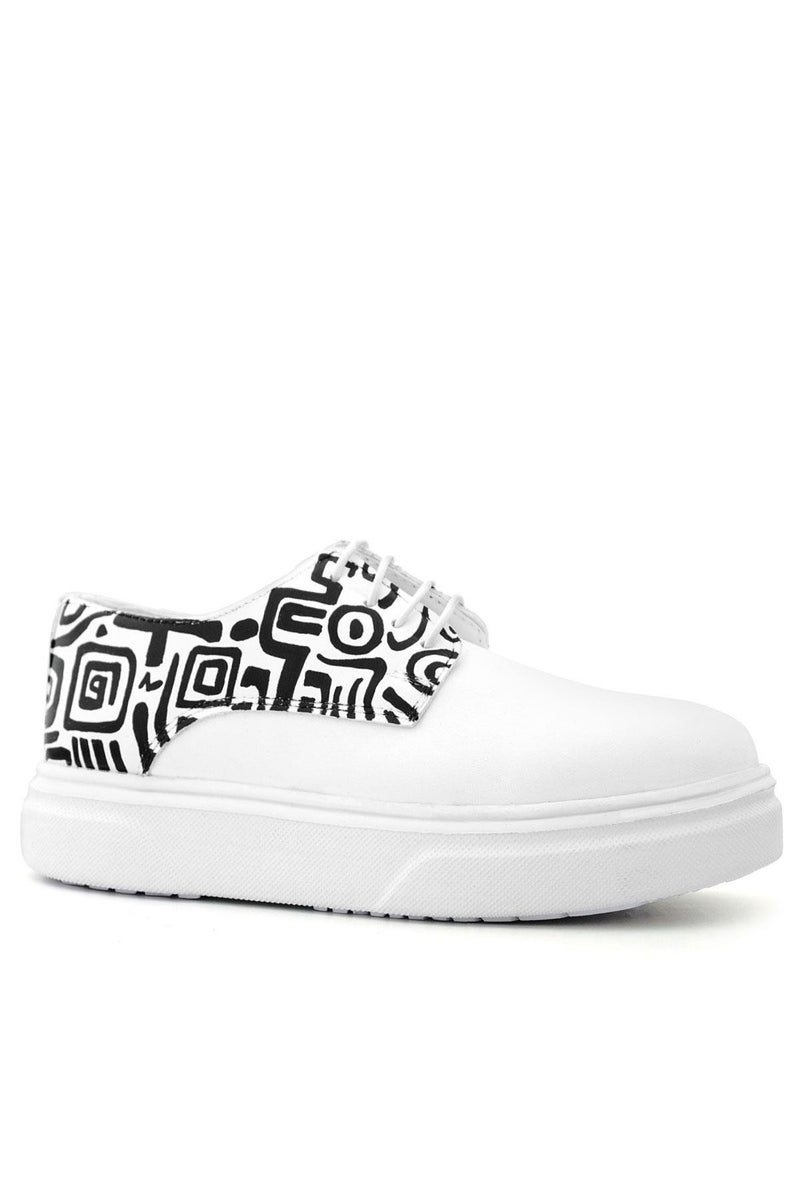Rakerplus Classic children's shoes from Raker Plus T-Bone, a special Derby design in white. - Image 3