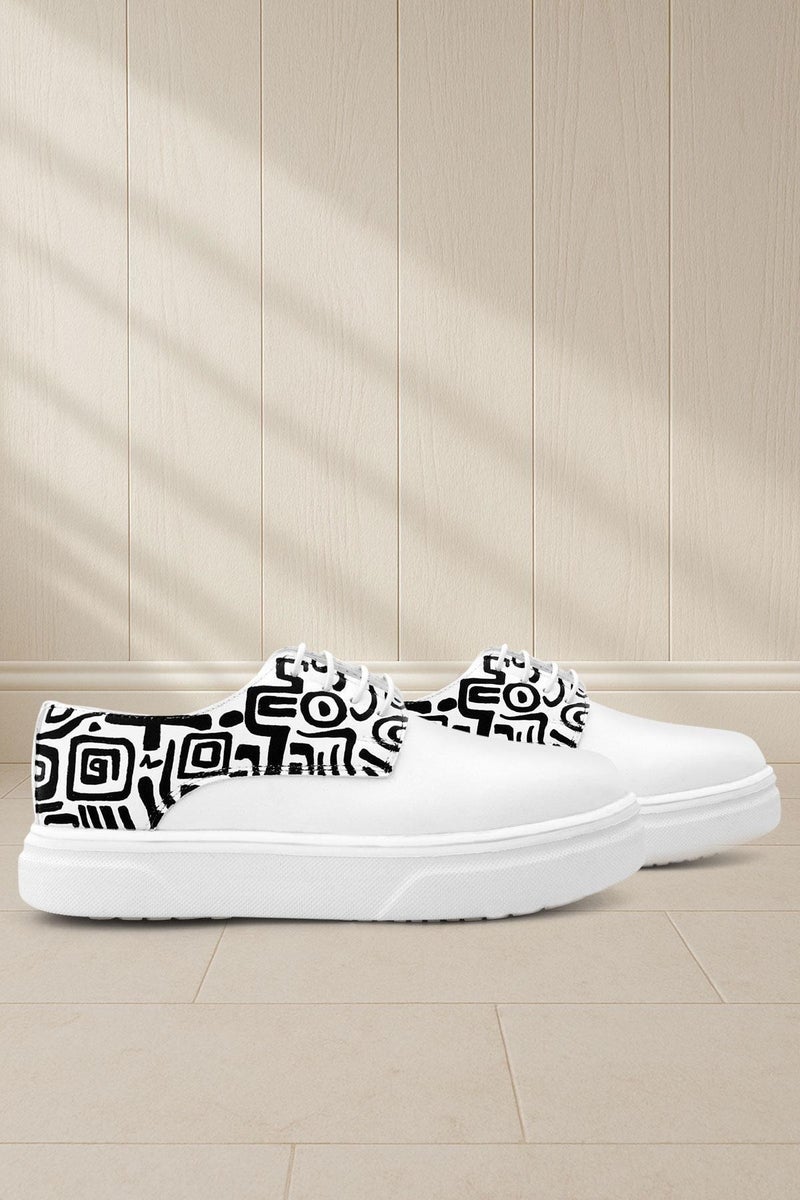 Rakerplus Classic children's shoes from Raker Plus T-Bone, a special Derby design in white. - Image 1