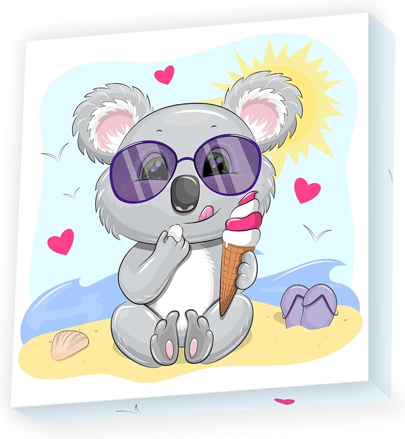 Diamond Dotz Diamond Art Box Kit 8.6"X8.6"-Koala Cream -DBX040