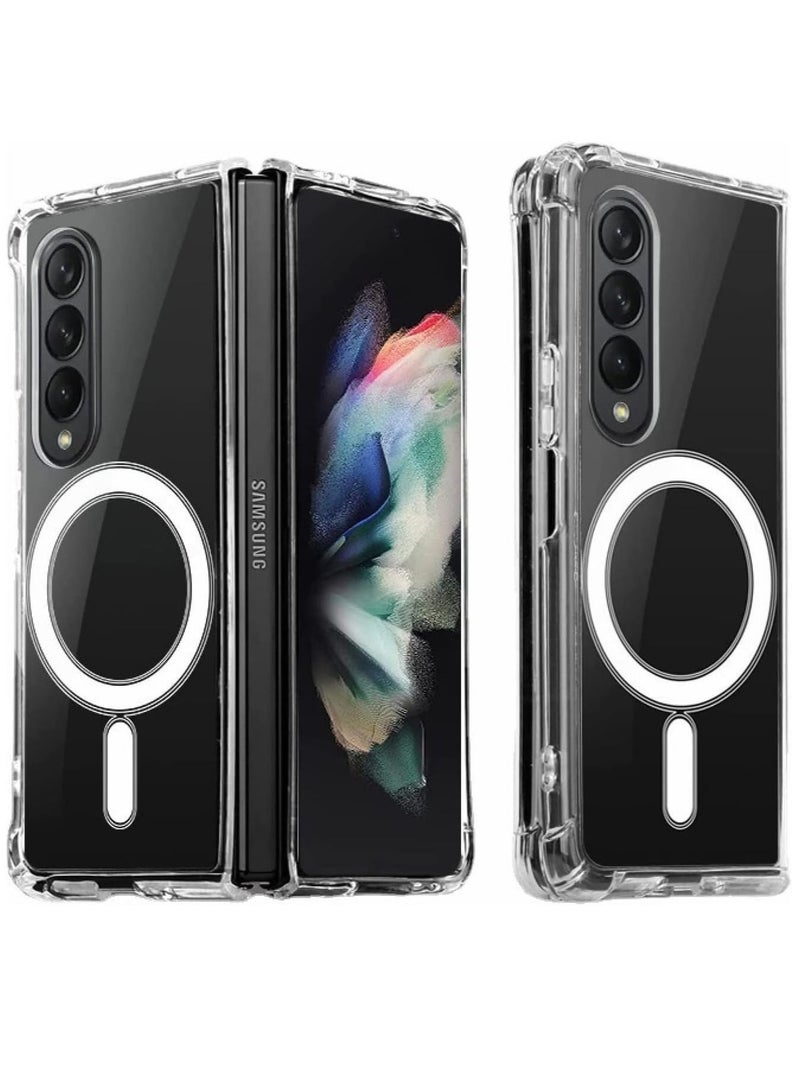 CASE FOR Samsung Galaxy Z FOLD 4 TPU Magsafe Phone Case - Clear  - Image 1