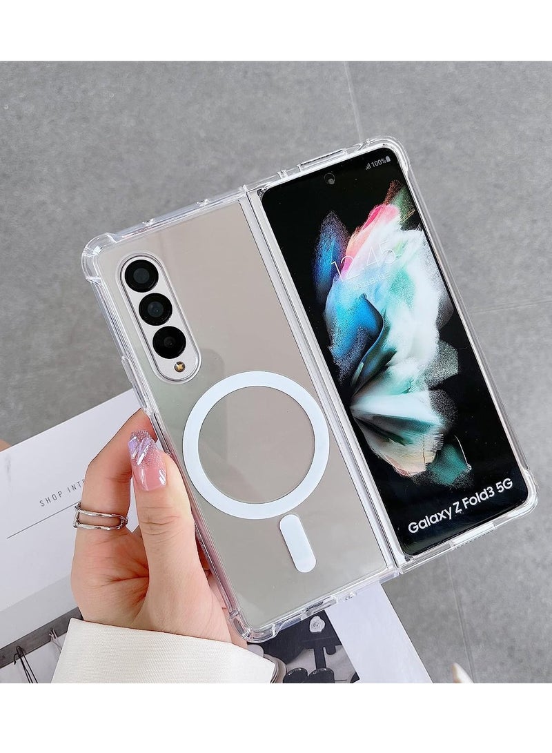 CASE FOR Samsung Galaxy Z FOLD 4 TPU Magsafe Phone Case - Clear  - Image 2