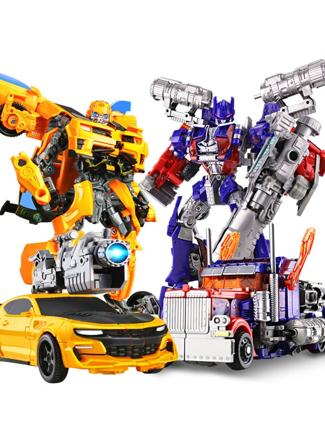 Transforming Toy Model Car Dinosaur Robot Bee Steel Cable Action Figure Alloy Authentic Children Boys Plaything-Color:Original Wasp Warrior 】 - Image 2