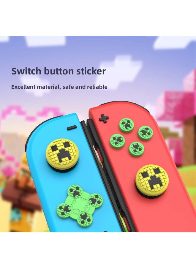 Switch Bitter Gourd Face Button Sticker NS Direction Key Color Sticker Rocker Cap Protection Accessories-Product Color:k-10  - Image 4