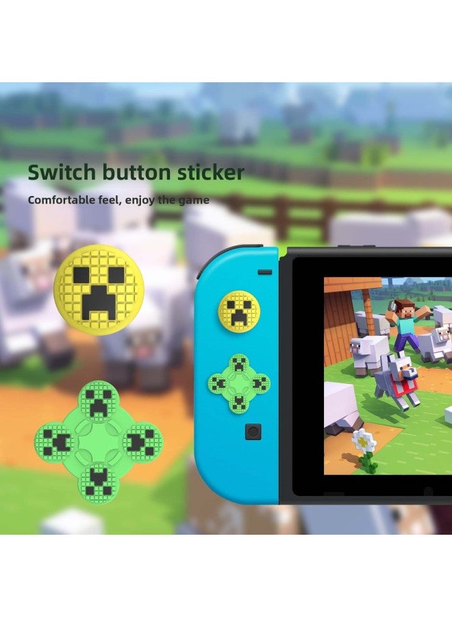 Switch Bitter Gourd Face Button Sticker NS Direction Key Color Sticker Rocker Cap Protection Accessories-Product Color:k-10  - Image 3