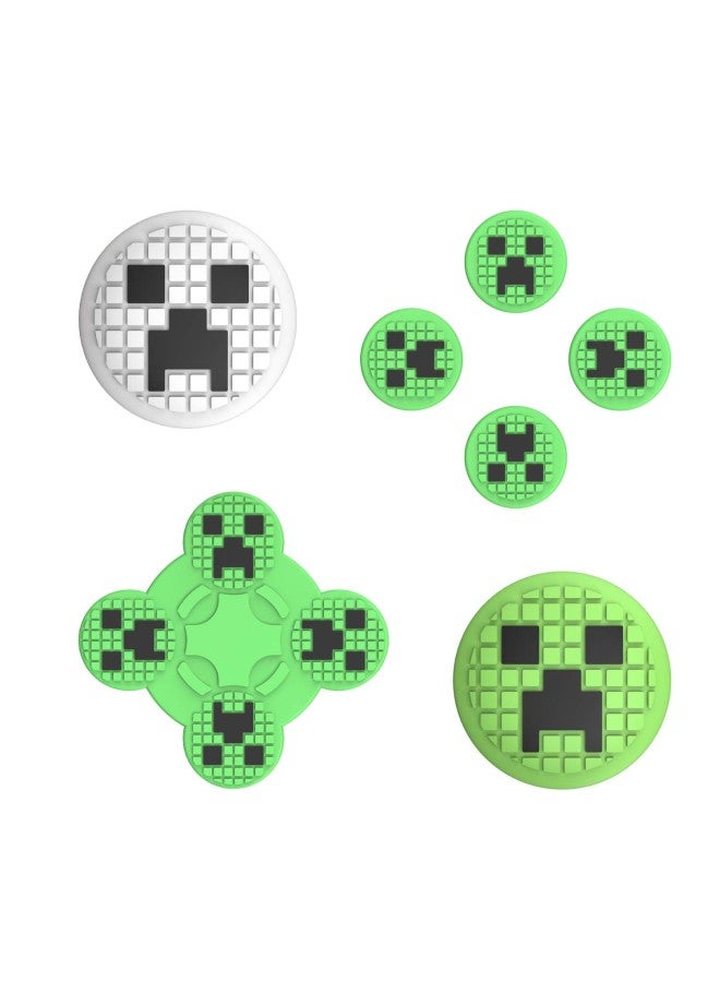 Switch Bitter Gourd Face Button Sticker NS Direction Key Color Sticker Rocker Cap Protection Accessories-Product Color:k-10  - Image 1