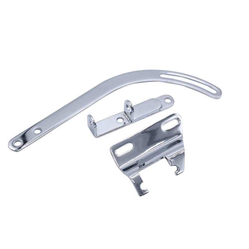 TAKPART Small Block Alternator Bracket Kit Chrome Compatible for SBC Small Block Chevy Engines with Short Water Pump 9254 9079 9008 - Image 2