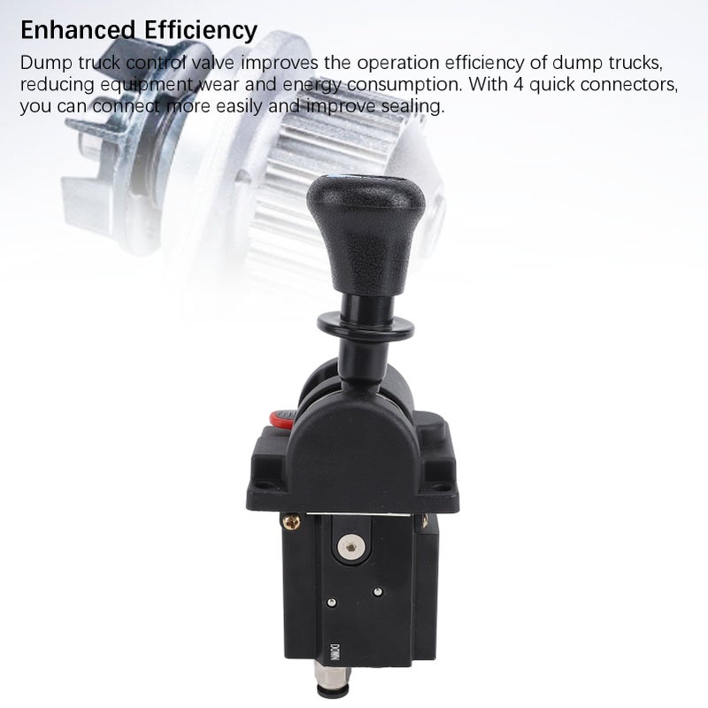 Dump Truck PTO Control Valve 4 Holes 3 Working Positions Slow Down Tipper Switch for Hydraulic System Dump Truck - Image 5