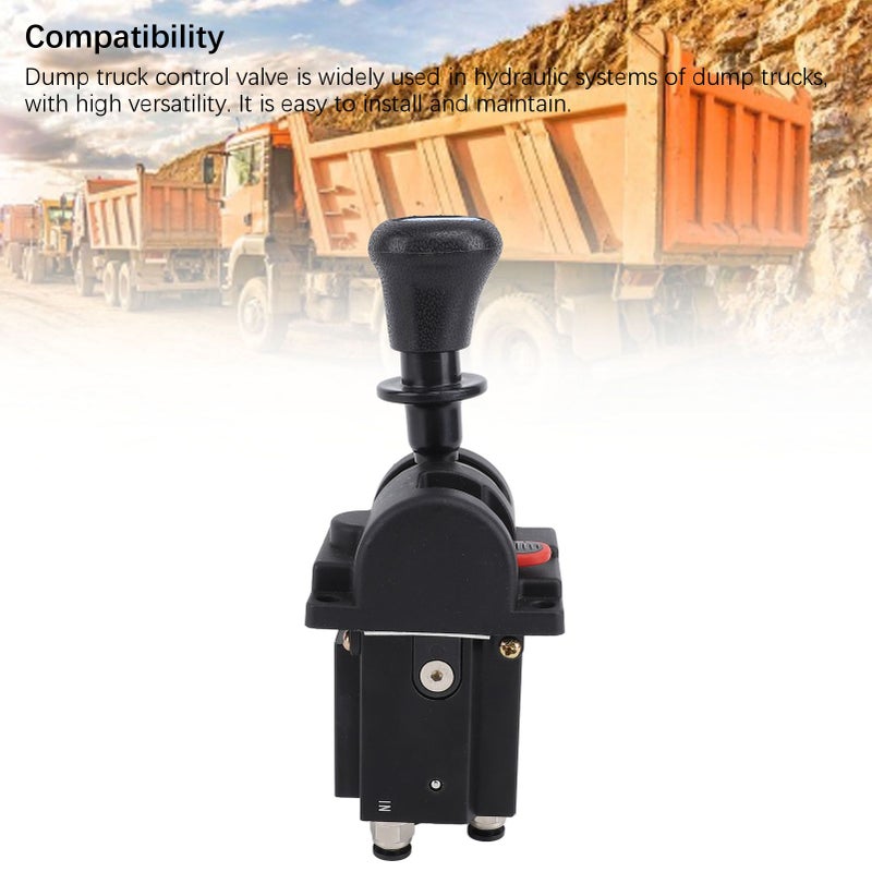 Dump Truck PTO Control Valve 4 Holes 3 Working Positions Slow Down Tipper Switch for Hydraulic System Dump Truck - Image 3