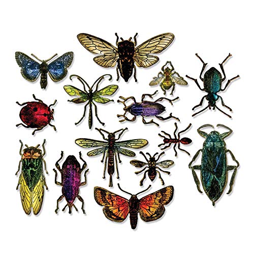 Tim Holtz Entomology - Stampers Anonymous Cling Stamps and Sizzix Framelits Die Set - Two Item Bundle - Image 5