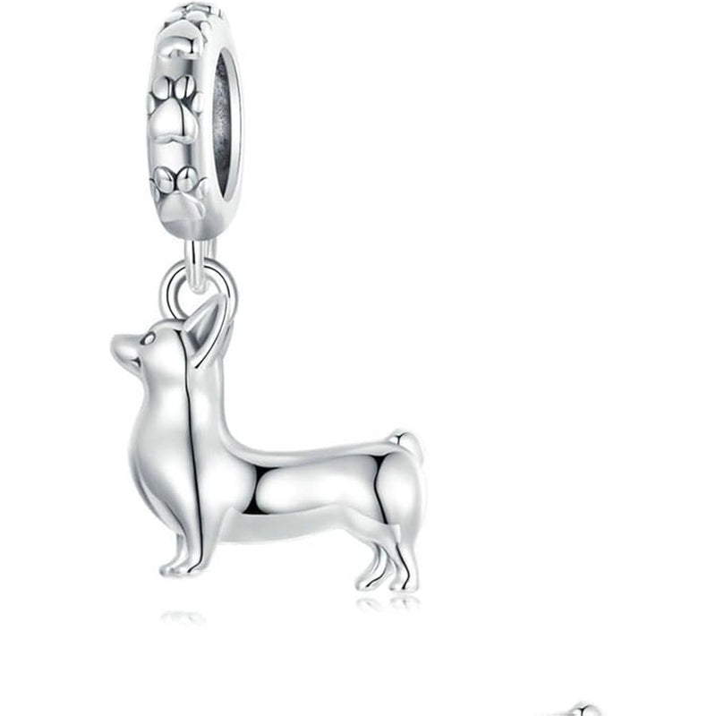 LAMOONY Cat Charm 925 Sterling Silver Bat Charm Peacock Charm Animal Charm Birthday Charm Gift Charm for Pandora Charm Bracelet - Image 1