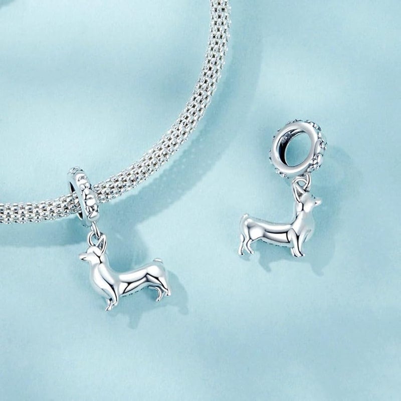 LAMOONY Cat Charm 925 Sterling Silver Bat Charm Peacock Charm Animal Charm Birthday Charm Gift Charm for Pandora Charm Bracelet - Image 2