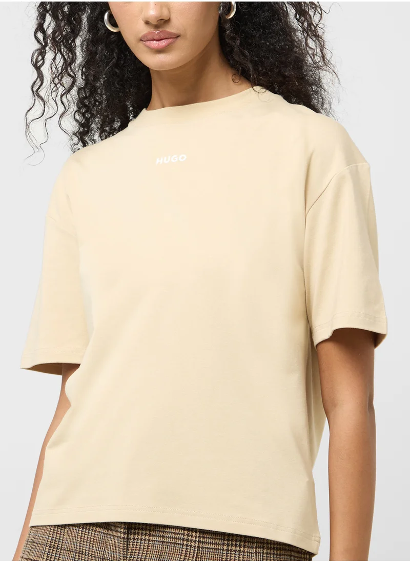 هوجو Crew Neck T -Shirt