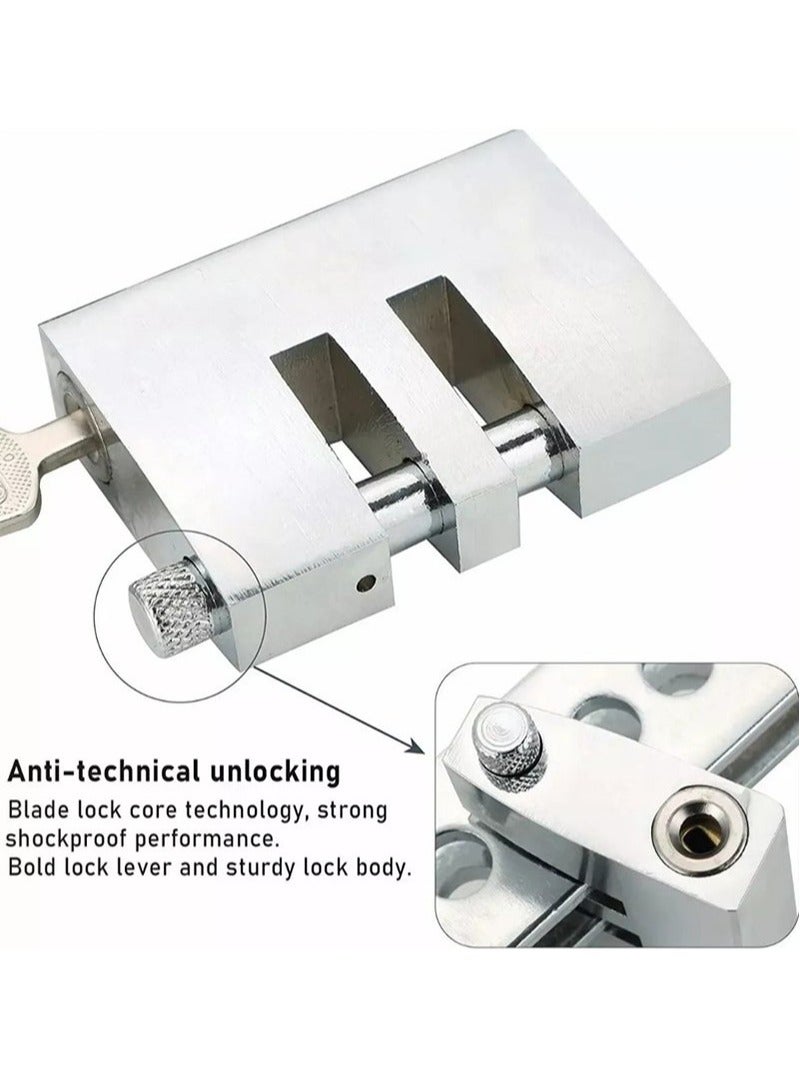 Pedal Lock Brake Pedal Lock  Stainless Steel 8 Holes Clutch Lock Anti Theft Clutch Lock Car Brake Safety Lock Tool Gas Pedal Lock - Image 5