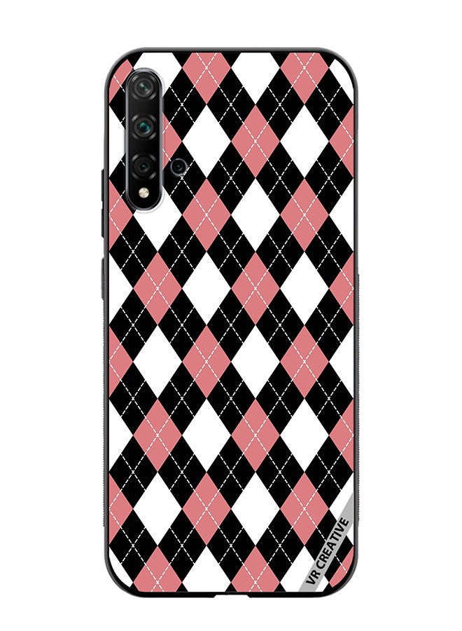 VR CREATIVE Protective Case Cover For Huawei Nova 5T Strips Design Multicolour - Image 1